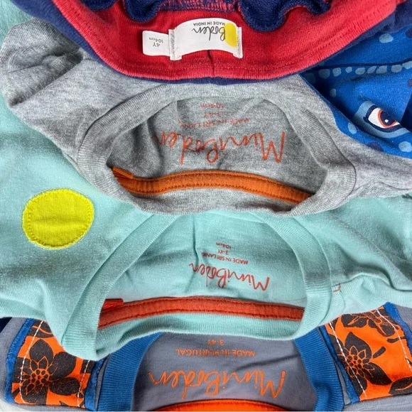 Mini Boden Boys 4T Bundle Applique Tees & Shorts Spring Summer 4 pcs - Picture 5 of 5